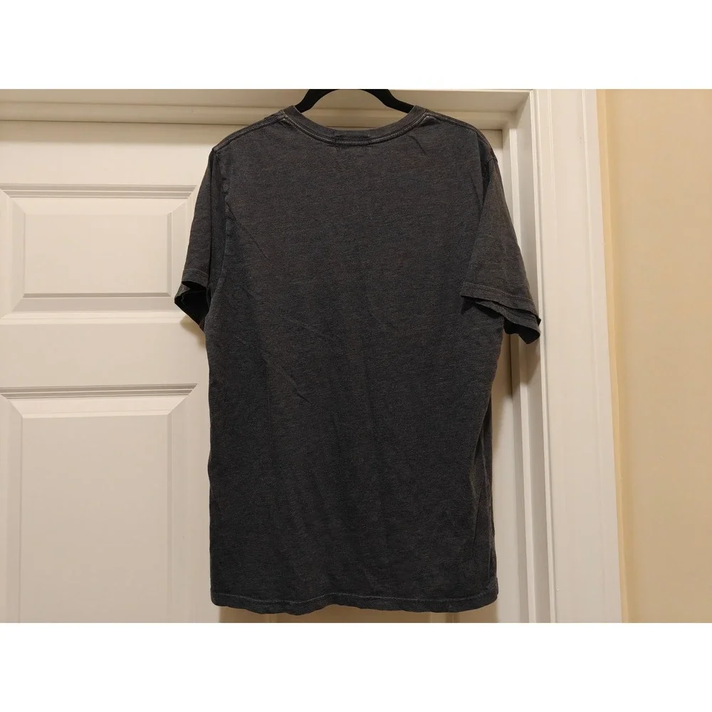 Polo Ralph Lauren Boys XL 18-20 Charcoal Gray V-Neck Pocket T-Shirt Heathered